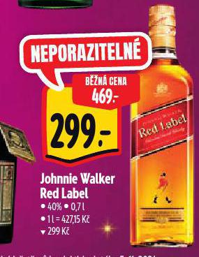 JOHNNIE WALKER RED LABEL