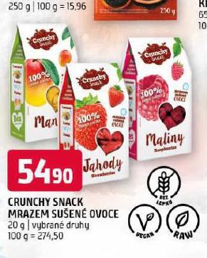 C RUNCHY SNACK MRAZEM SUEN OVOCE