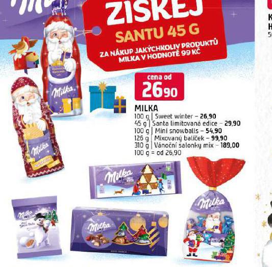 MILKA SANTA LIMITOVAN EDICE