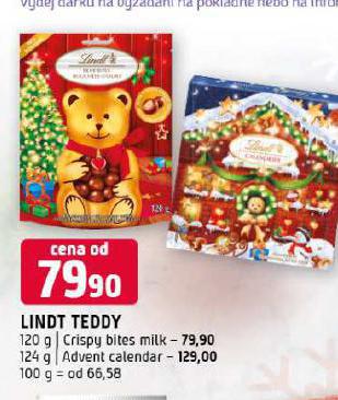 LINDT TEDDY ADVENTN KALEND