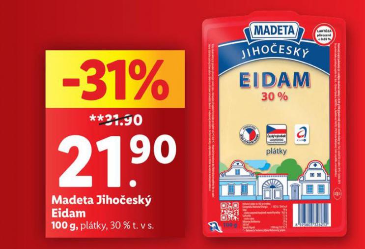 MADETA JIHOESK EIDAM 30% PLTKY