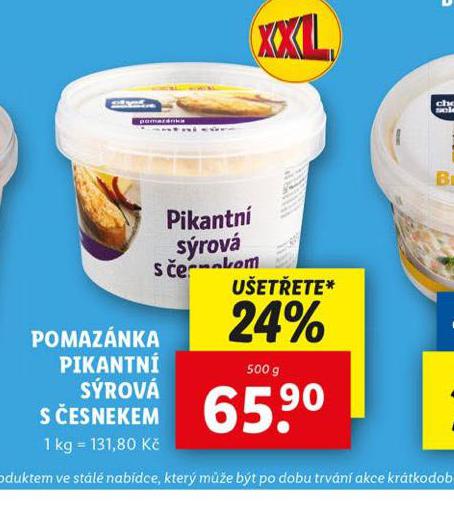 POMAZNKA PIKANTN SROV S ESNEKEM