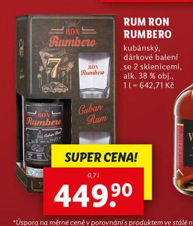 RUM RON RUMBERO