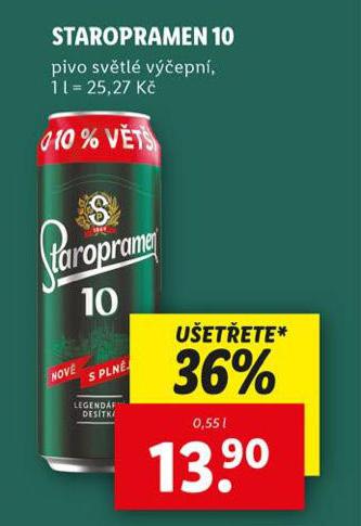 PIVO STAROPRAMEN 10