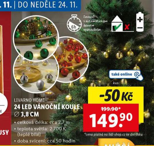 24 LED VNON KOULE