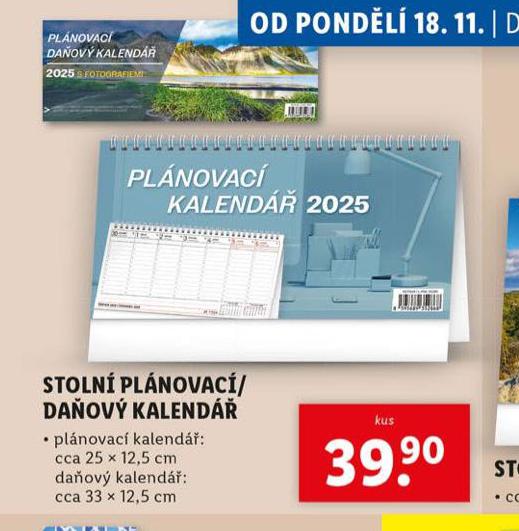 STOLN PLNOVAC / DAOV KALEND