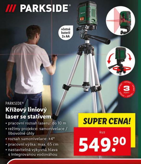 K͎OV LINIOV LASER SE STATIVEM