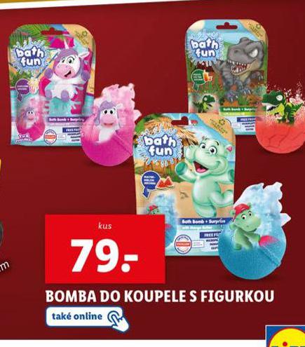 BOMBA DO KOUPELE S FIGURKOU