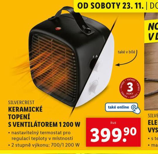 KERAMICK TOPEN S VENTILTOREM 1200 W