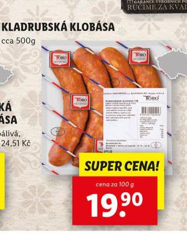 KLADRUBSK KLOBSA