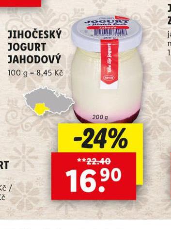 JIHOESK JOGURT JAHODOV