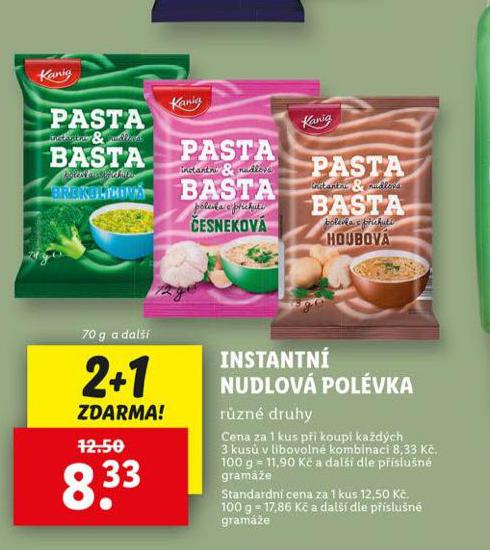 INSTANTN NUDLOV PASTA