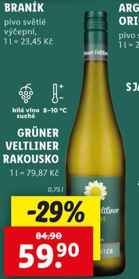 GRNER VELTLINER RAKOUSKO