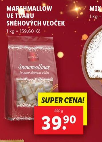 MARSHMALLOW VE TVARU SNHOVCH VLOEK