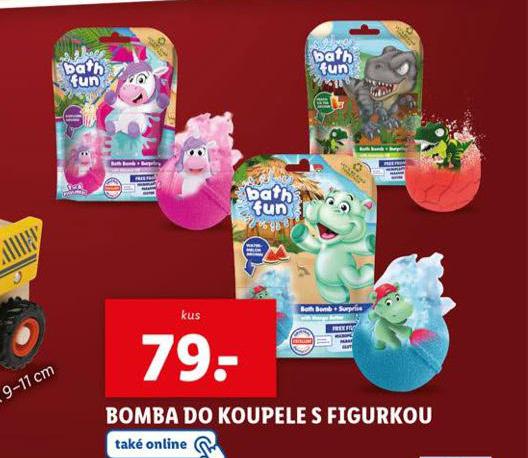 BOMBA DO KOUPELE S FIGURKOU