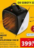 KERAMICK TOPEN S VENTILTOREM 1200 W