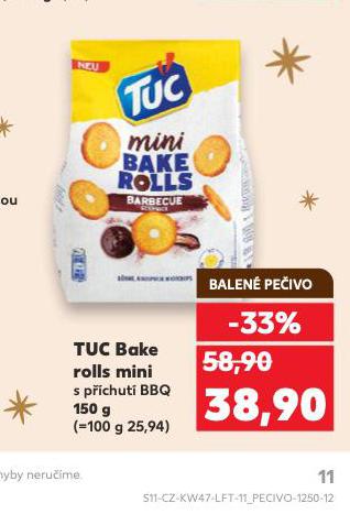 TUC BAKE ROLLS MINI