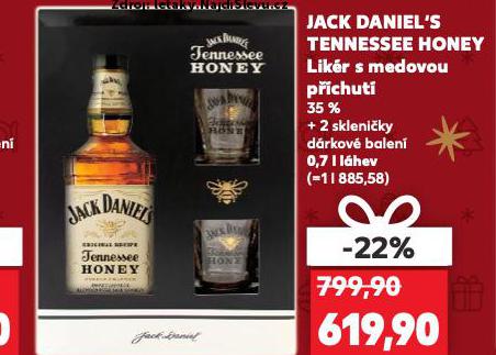 JACK DANIELS TENNESSEE WHISKEY & HONEY