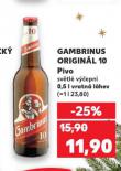 PIVO GAMBRINUS ORIGINL 10