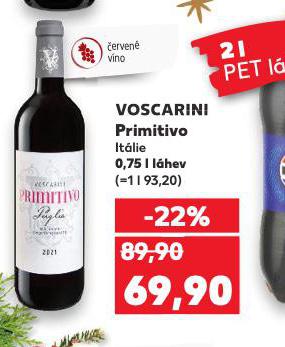 VOSCARINI PRIMITIVO