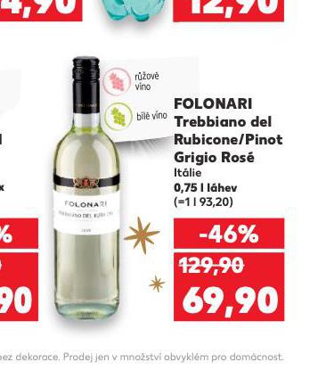 FOLONARI PINOT GRIGIO ROS