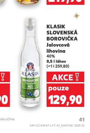 KLASIK SLOVENSK BOROVIKA JALOVCOV