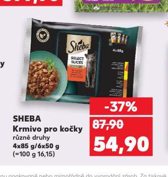 SHEBA KRMIVO PRO KOKY