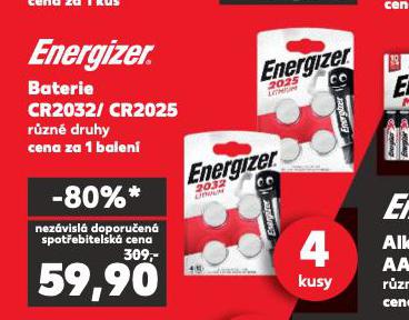 ENERGIZER BATERIE