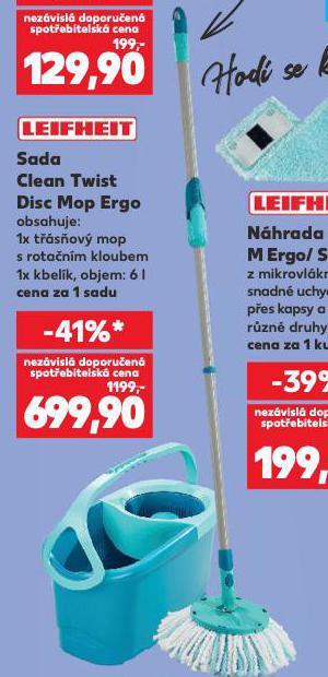 SADA CLEAN TWIST DISC MOP ERGO