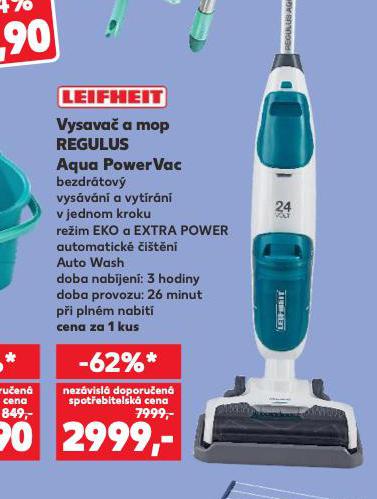 VYSAVA A MOP REGULUS AQUA POWERVAC