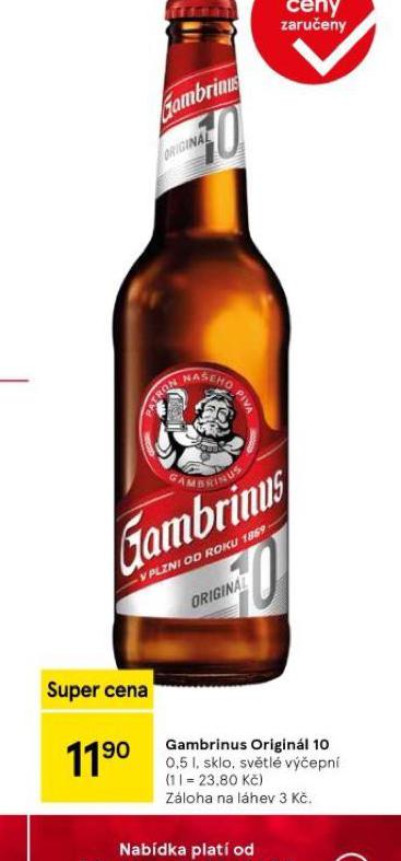 PIVO GAMBRINUS ORIGINL