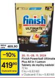 FINISH POWERBALL ULTIMATE PLUS ALL IN 1 LEMON TABLETY DO MYKY