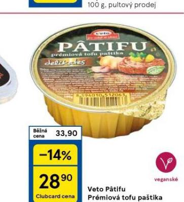 VETO PATIFU PRMIOV TOFU PATIKA