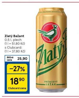 PIVO ZLAT BAANT