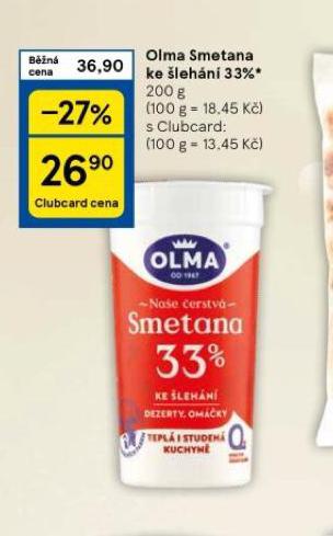 OLMA SMETANA KE LEHN 33%