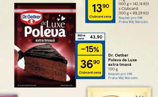 DR. OETKER POLEVA DE LUXE EXTRA TMAV