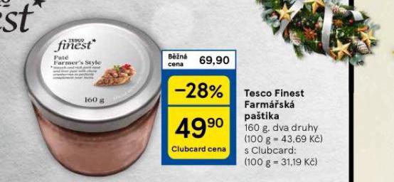 TESCO FINEST FARMSK PATIKA