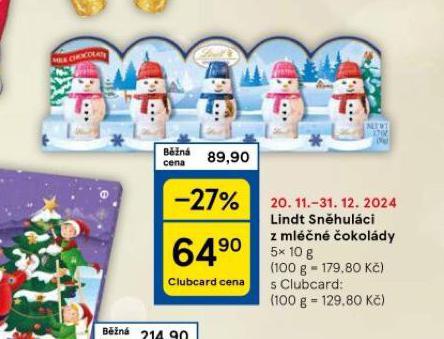 LINDT SNHULCI Z MLN OKOLDY