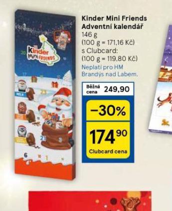 KINDER MINI FRIENDS ADVENTN KALEND