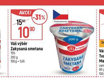 ZAKYSAN SMETANA 15%