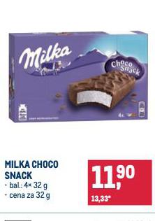 MILKA CHOCO SNACK