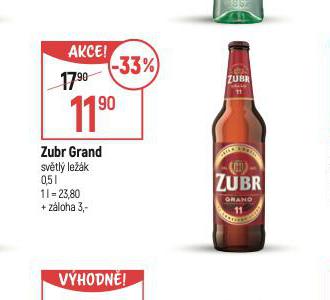 PIVO ZUBR GRAND