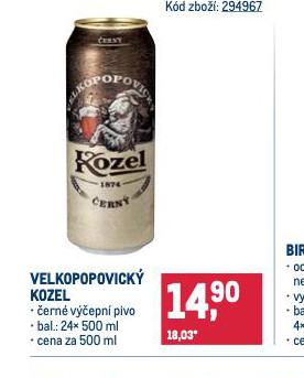 PIVO VELKOPOPOVICK KOZEL