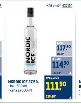 NORDIC ICE VODKA