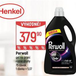 PERWOLL SPECILN GEL NA PRAN