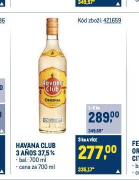 HAVANA CLUB 3 AOS