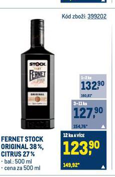 FERNET STOCK ORIGINAL