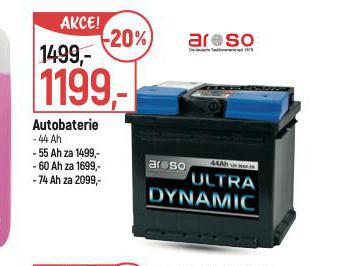 AUTOBATERIE 44 Ah