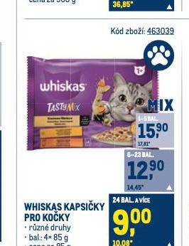 WHISKAS KAPSIKY PRO KOKY