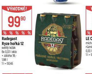 PIVO RADEGAST RYZE HOK 12